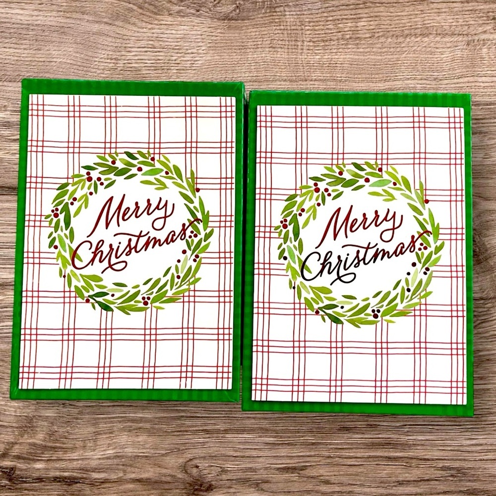 NIB 2 Boxes of 15 Each “Merry Christmas” Christmas Cards/Envelopes